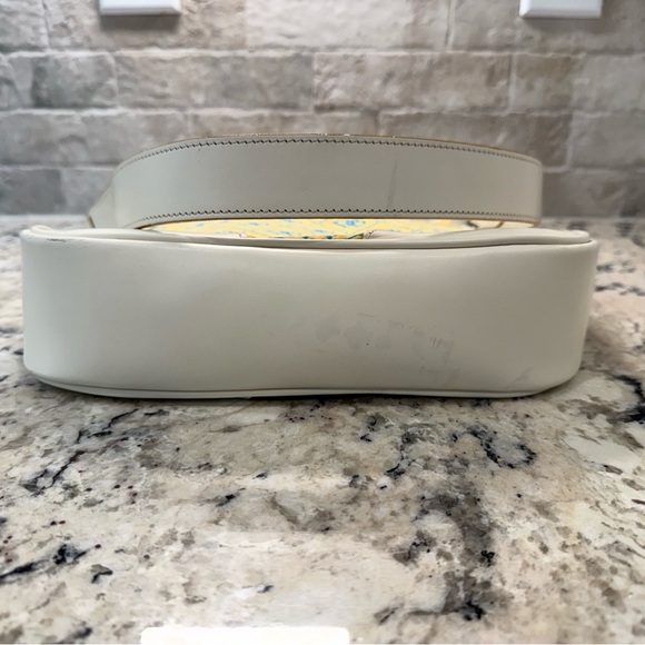 Dooney & Bourke EUC Yellow, Blue, & Cream Shoulder Bag - Picture 3 of 6